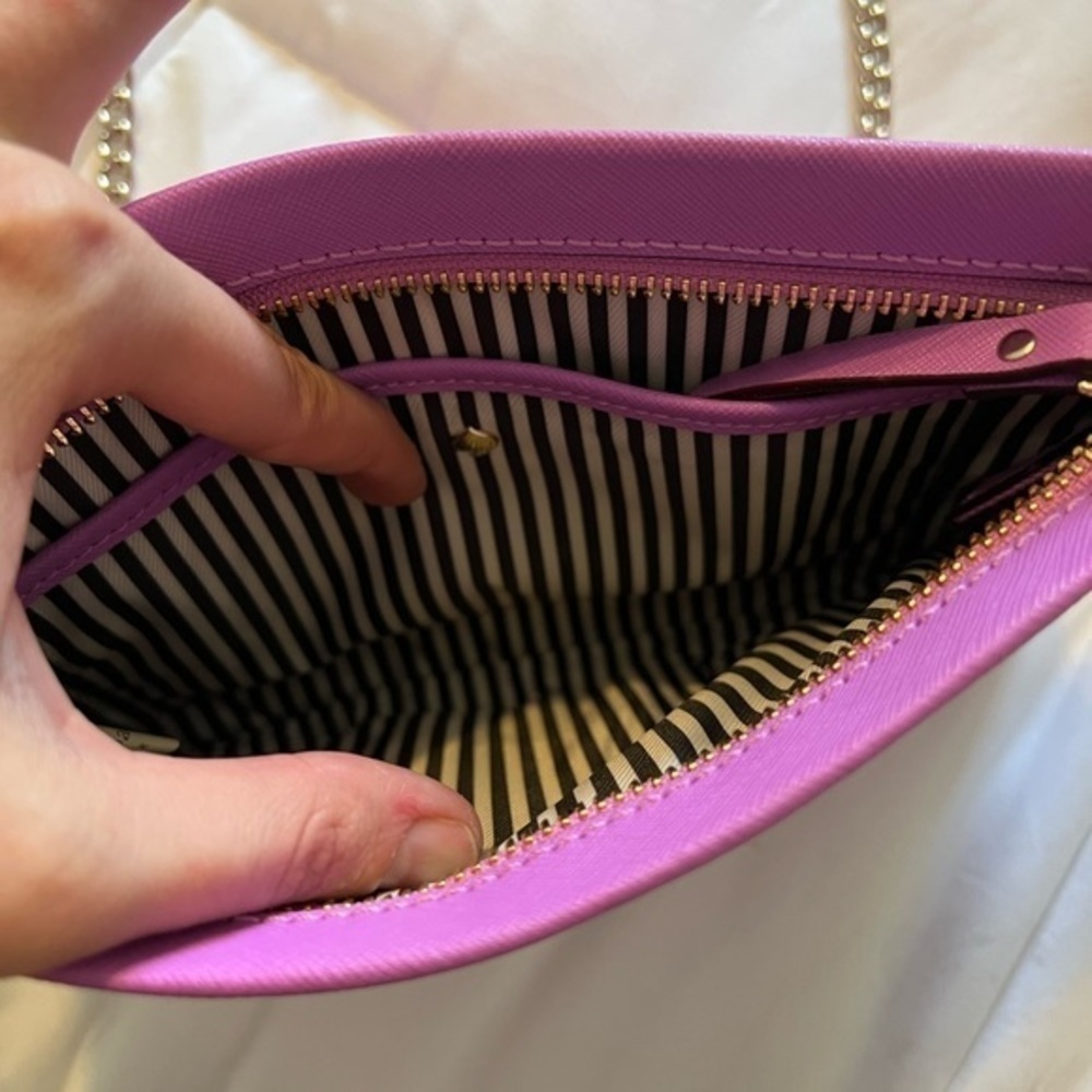 KATE Spade Cameron Street Sima Crossbody Purse in Barbie Pink/Purple - Picture 13 of 16